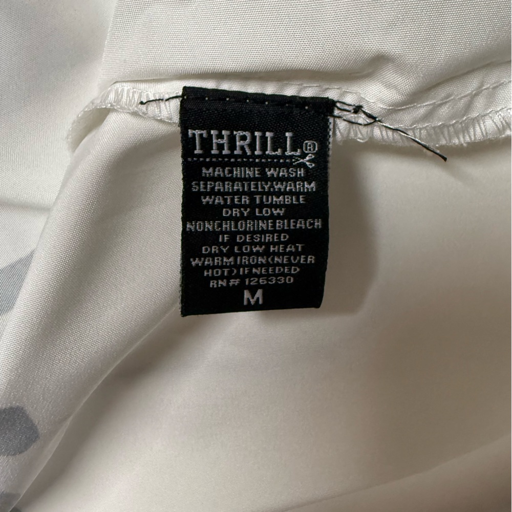 Thrill Jeans Monochrome Artistic Shirt Maxi Dress, M, NWOT - Picture 4 of 4
